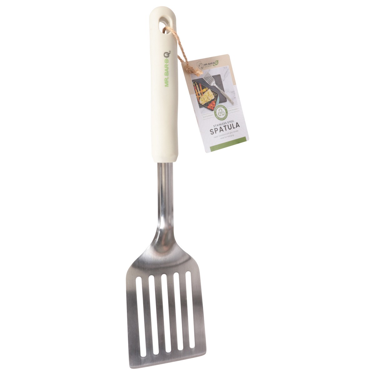slide 4 of 12, Mr Bar B Q Sustainable Packaging Stainless Steel Spatula 1 Count - Each, 1 ct