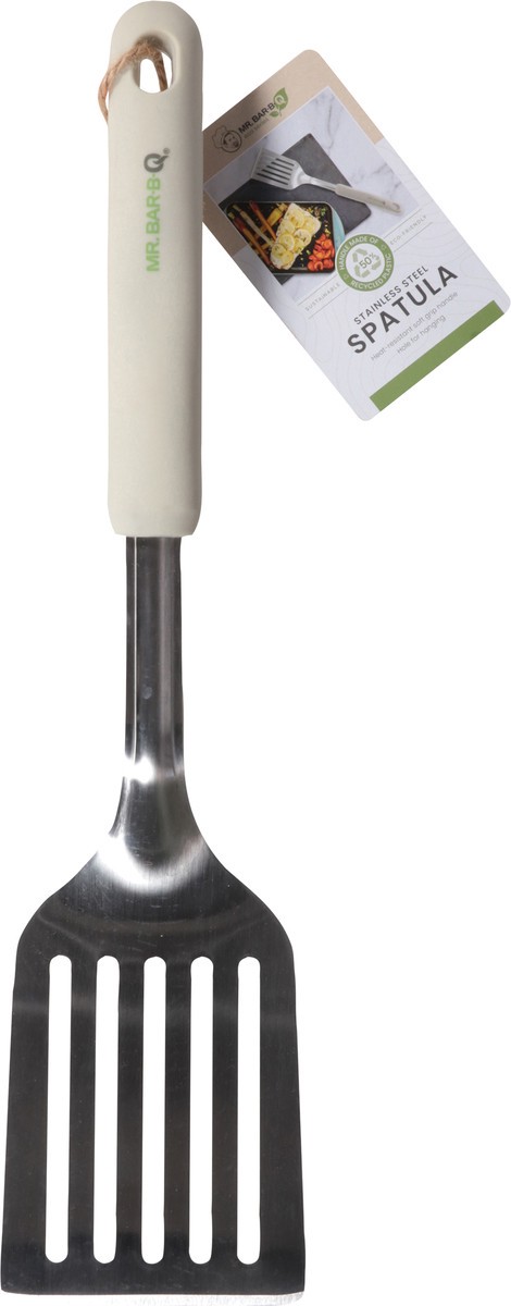 slide 9 of 12, Mr Bar B Q Sustainable Packaging Stainless Steel Spatula 1 Count - Each, 1 ct