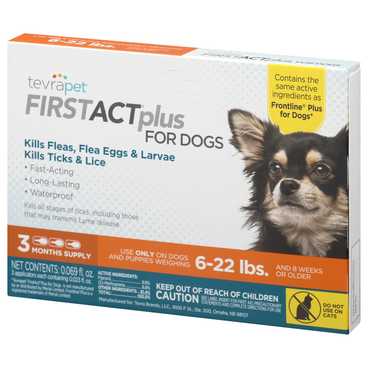 slide 3 of 9, Tevrapet Small First Act Plus Dogs, 3 ct