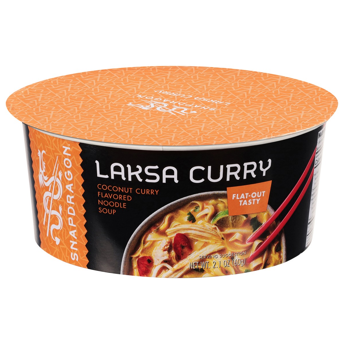 slide 1 of 9, Snapdragon Laksa Curry Instant Noodle Coconut Soup - 2.1 oz, 2.1 oz