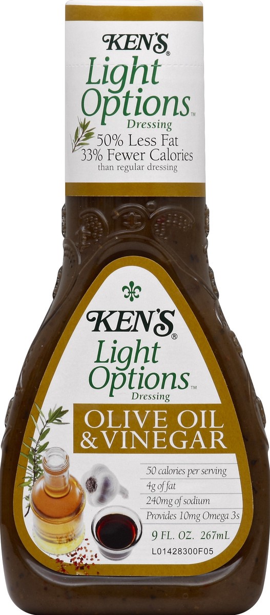 slide 2 of 2, Ken's Steak House Kens Lo Olive Oil&Vingr, 9 oz