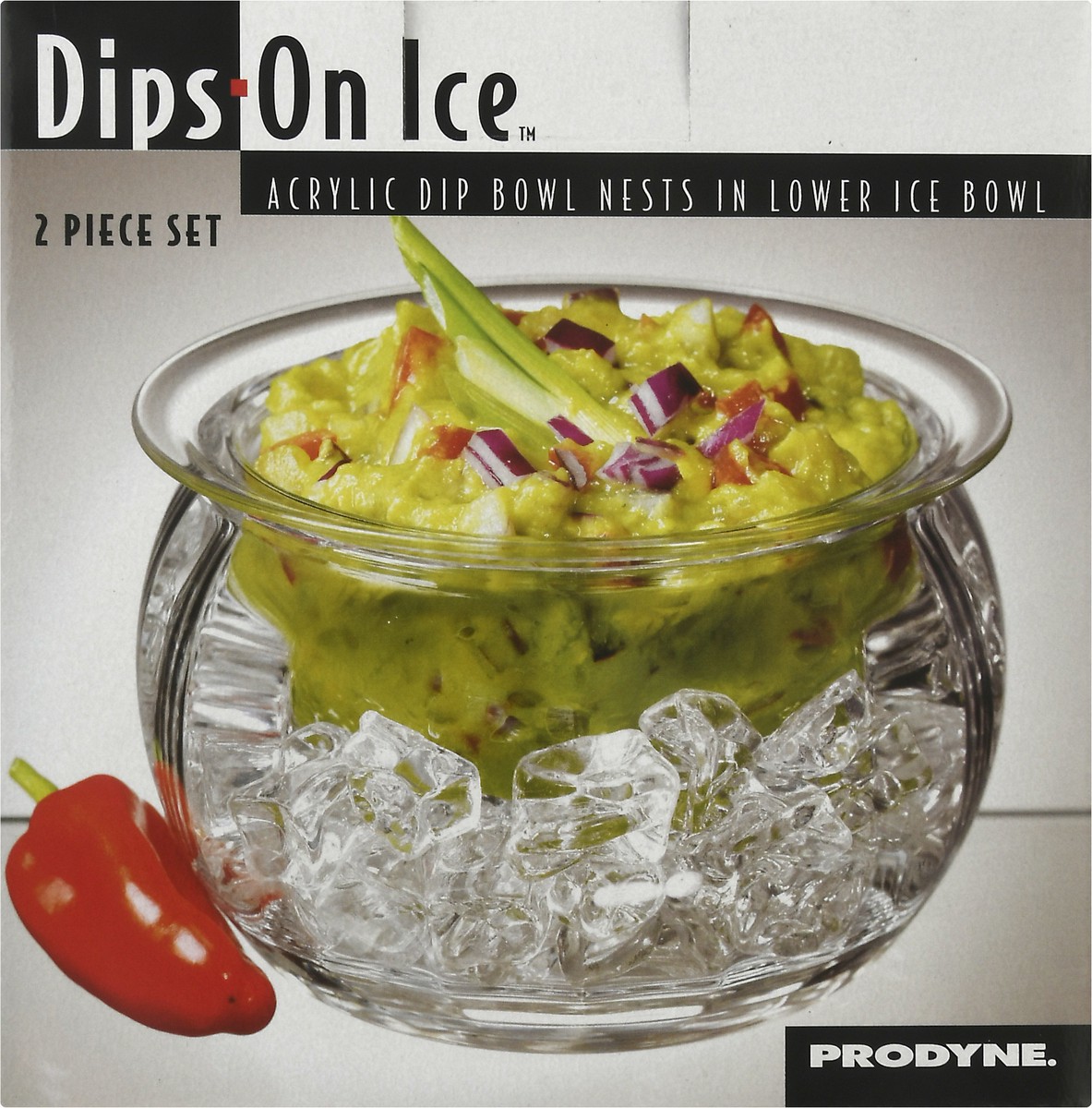 slide 2 of 11, Prodyne Dips on Ice 2 Piece Dip Bowl Set 1 ea, 1 ea