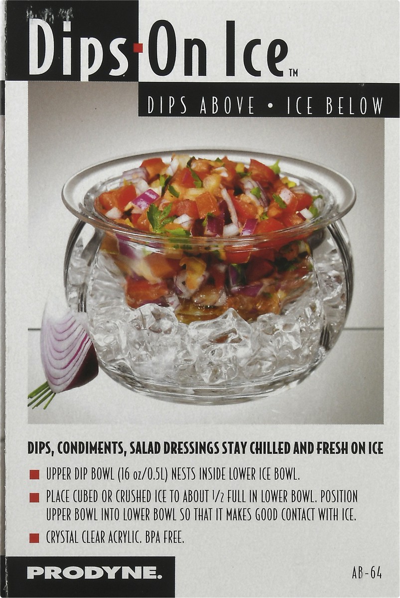 slide 3 of 11, Prodyne Dips on Ice 2 Piece Dip Bowl Set 1 ea, 1 ea