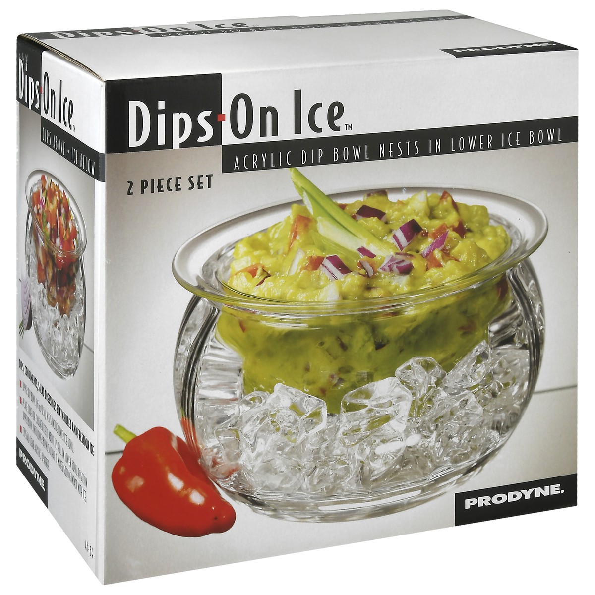 slide 6 of 11, Prodyne Dips on Ice 2 Piece Dip Bowl Set 1 ea, 1 ea