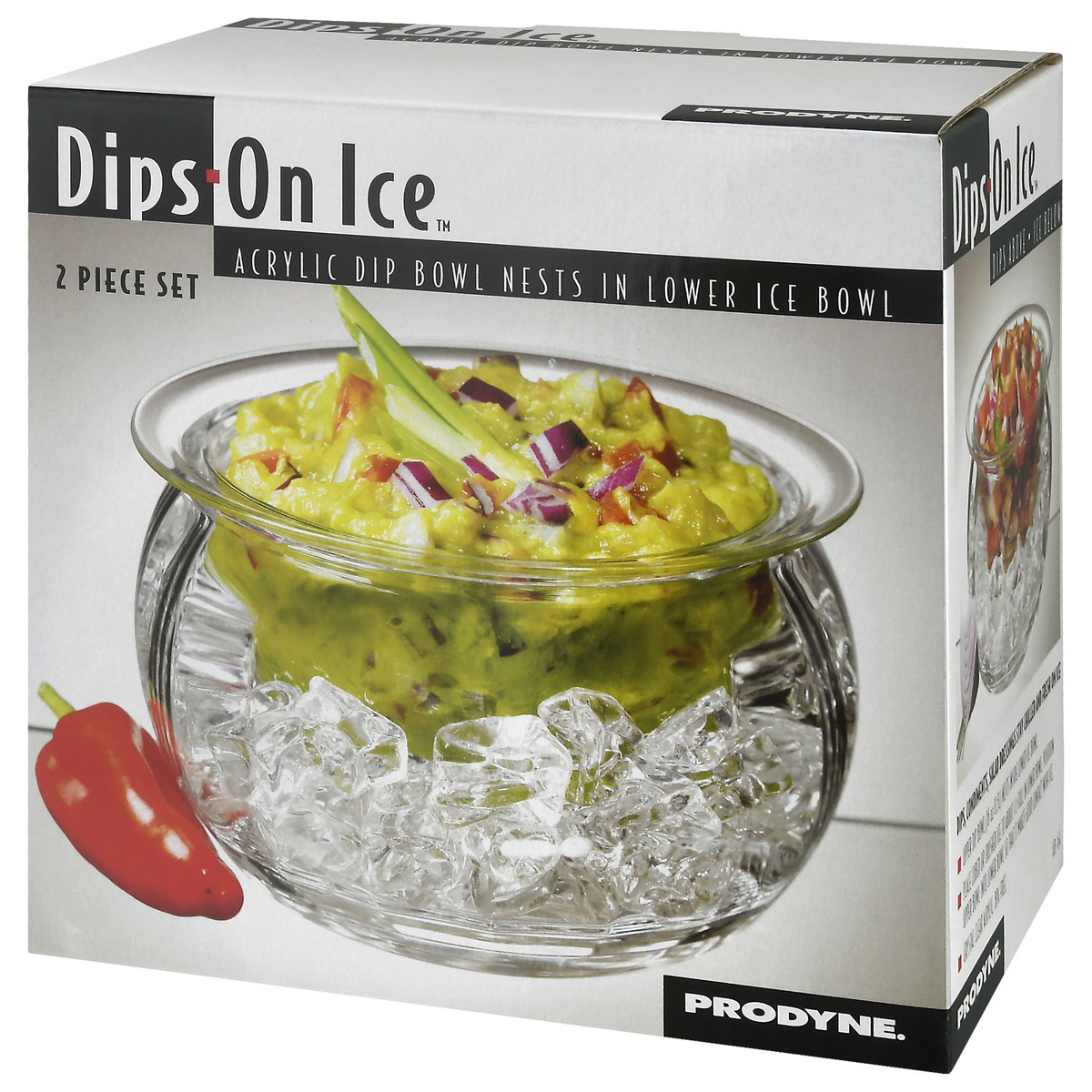 slide 9 of 11, Prodyne Dips on Ice 2 Piece Dip Bowl Set 1 ea, 1 ea