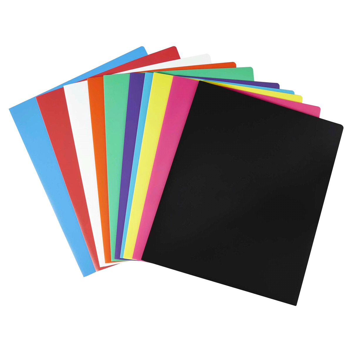 slide 1 of 29, Meijer Poly 2-Pocket Folder, 11.4X9.37 