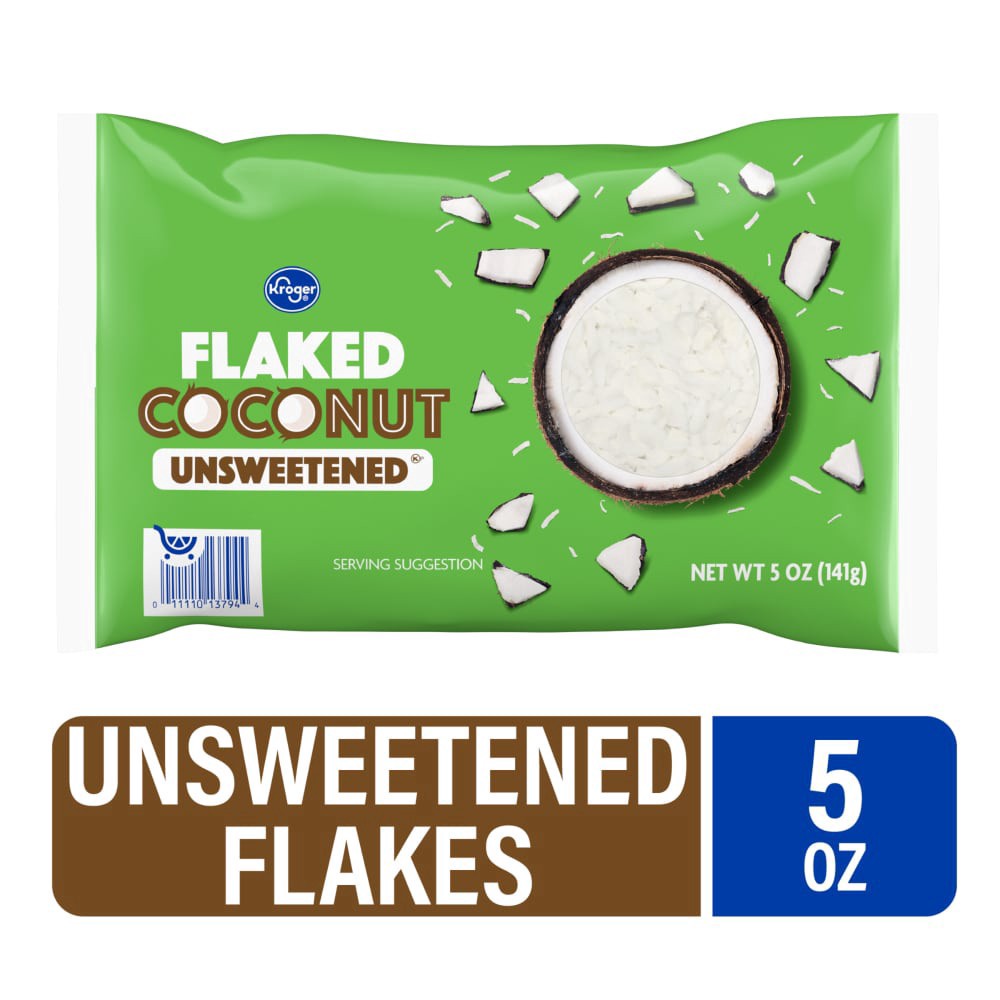 slide 2 of 2, Kroger Unsweetended Coconut Flakes - 5 oz, 5 oz