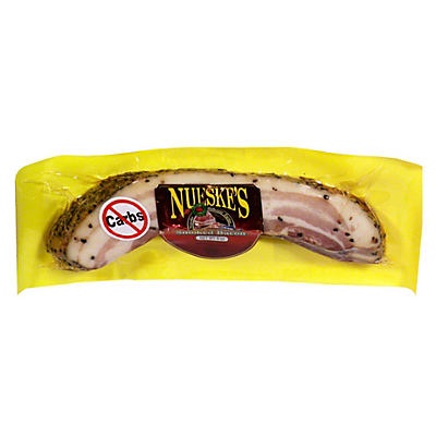 slide 1 of 1, Nueske's Smoked Bacon Coated in Black Pepper, 8 oz