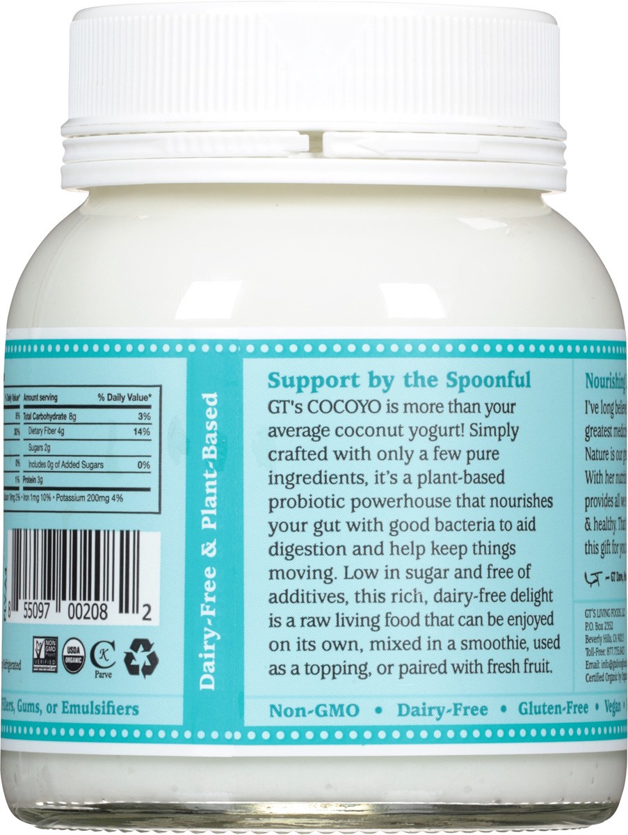 slide 5 of 9, Cocoyo Dairy Free Pure Coconut Yogurt, 8 fl oz