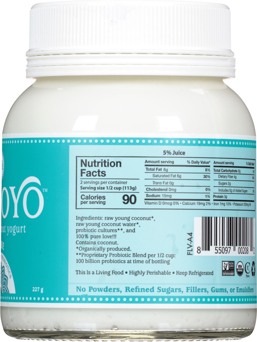 slide 8 of 9, Cocoyo Dairy Free Pure Coconut Yogurt, 8 fl oz