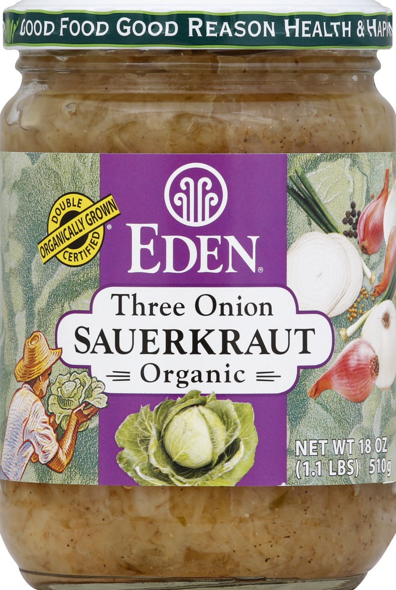 slide 2 of 2, Eden Foods Sauerkraut 18 oz, 18 oz