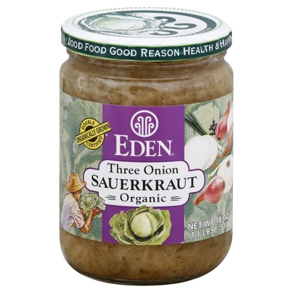 slide 1 of 2, Eden Foods Sauerkraut 18 oz, 18 oz