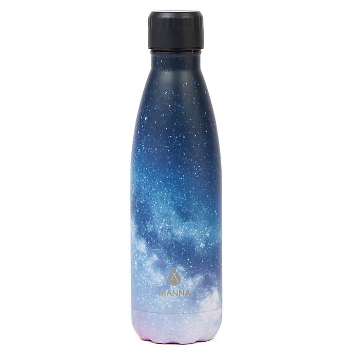 slide 1 of 1, Manna Vogue Double Wall Stainless Steel Bottle - Galaxy, 17 oz