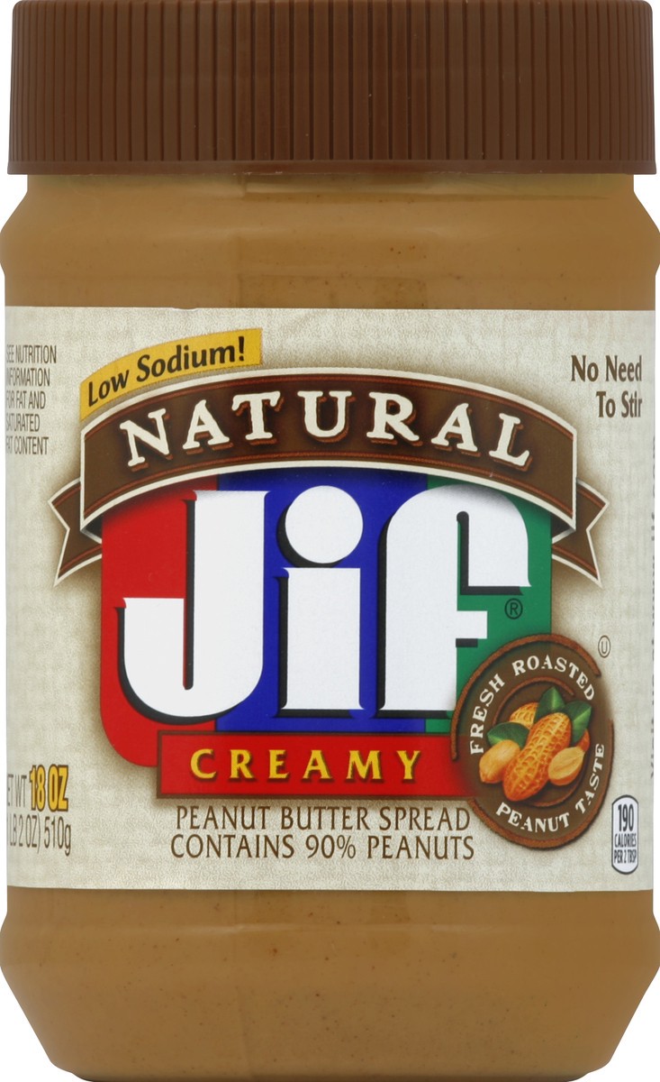 slide 3 of 3, Jif Peanut Butter Spread 18 oz, 18 oz