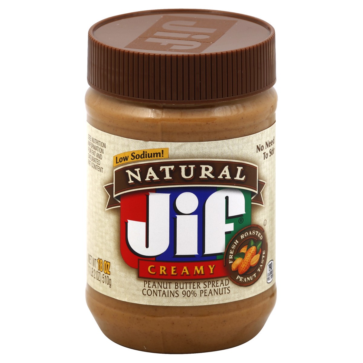 slide 2 of 3, Jif Peanut Butter Spread 18 oz, 18 oz