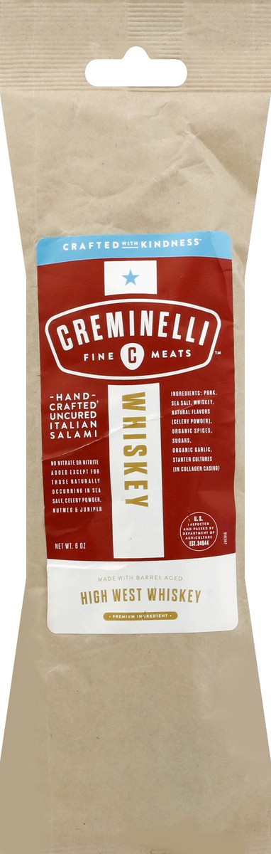 slide 3 of 5, Creminelli Salami 6 oz, 6 oz