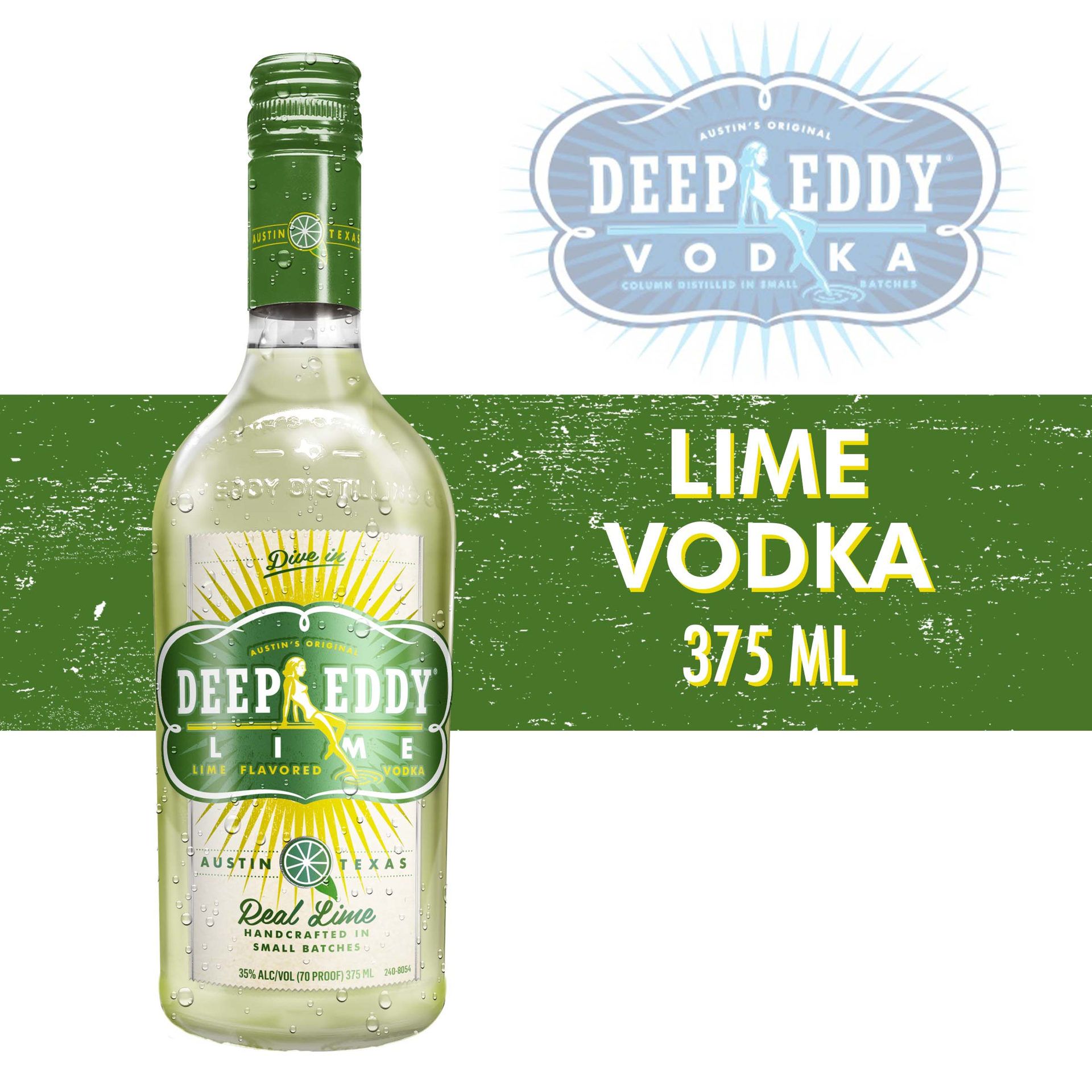 slide 3 of 3, Deep Eddy Vodka - Lime, 375 ml