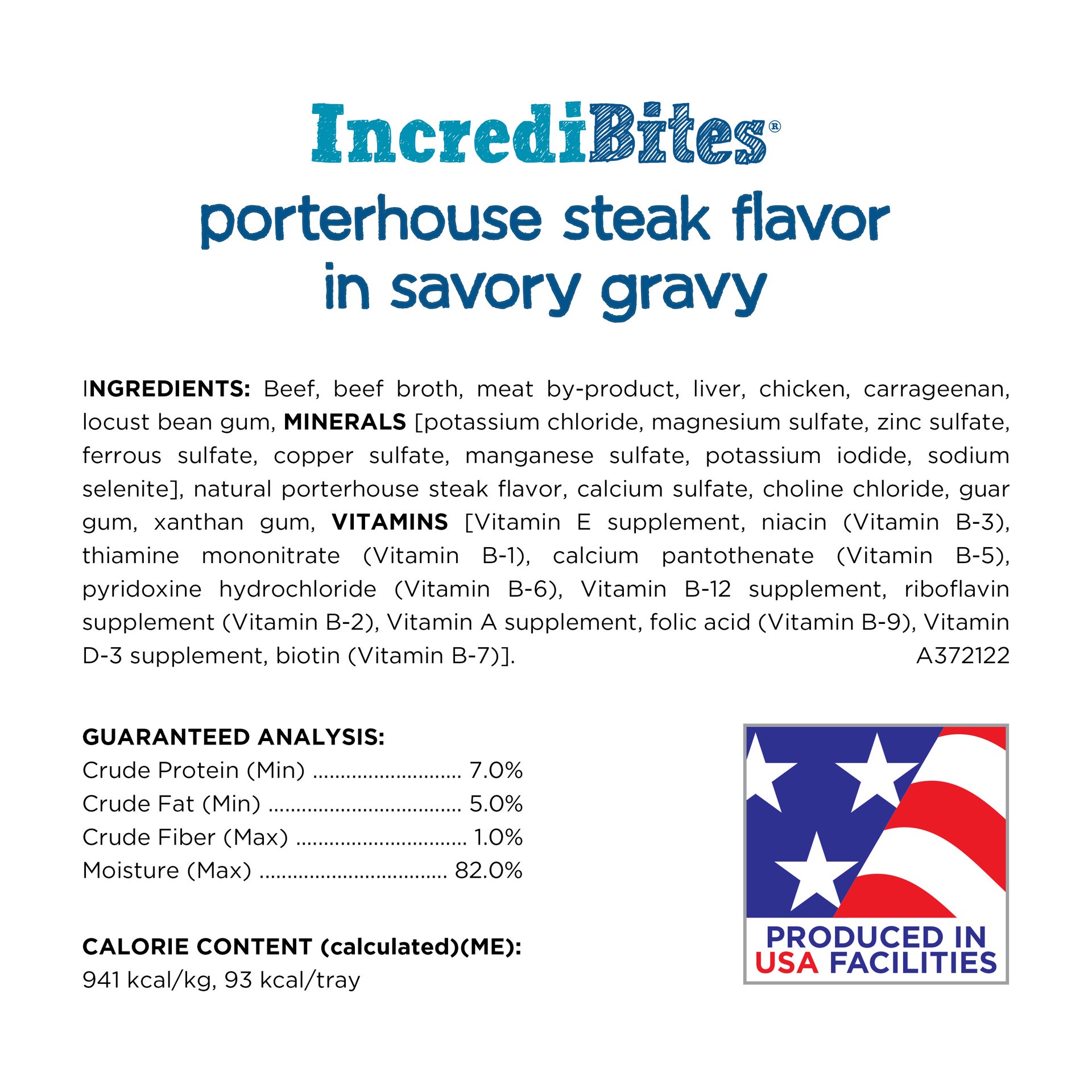 slide 5 of 7, Beneful IncrediBites Pate Wet Dog Food for Small Dogs Porterhouse Steak Flavor in a Savory Gravy, 3.5 oz