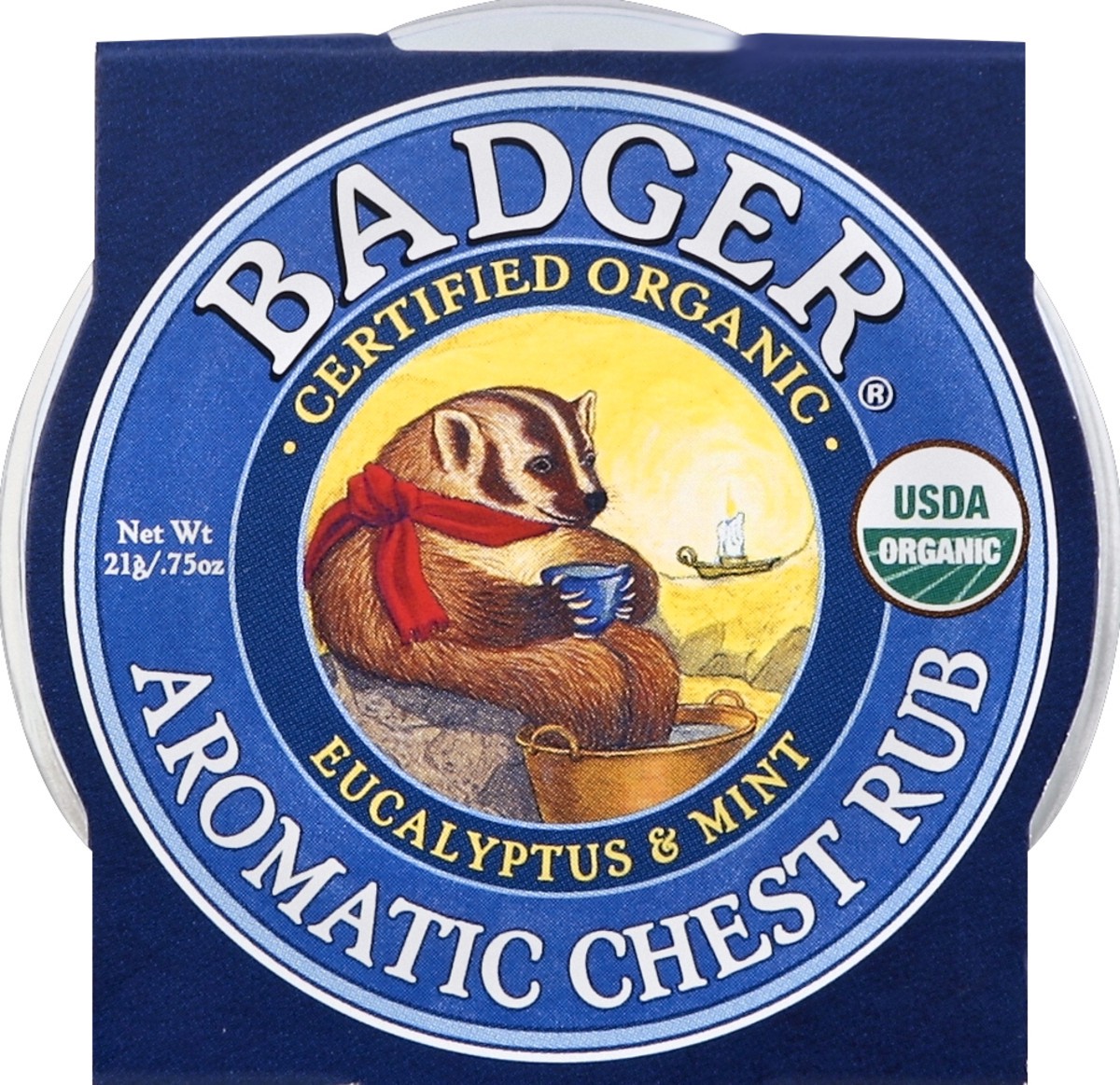 slide 3 of 5, Badger Chest Rub 0.75 oz, 0.75 oz