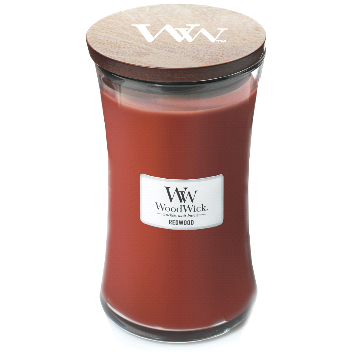 slide 1 of 1, Woodwick Candle Large Jar Redwood, 17 oz