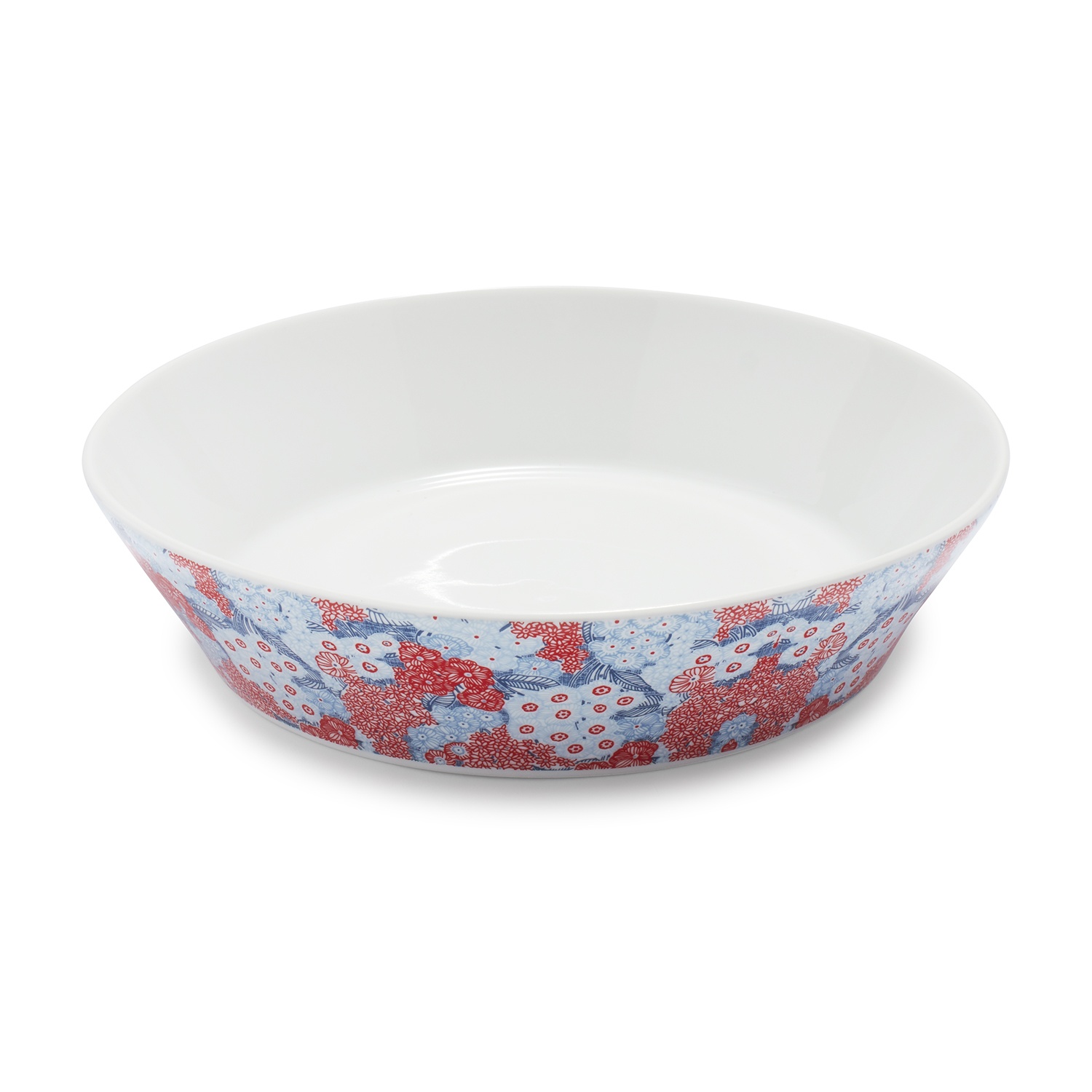 slide 1 of 1, Sur La Table Pique-nique Floral Porcelain Serving Bowl, 1 ct