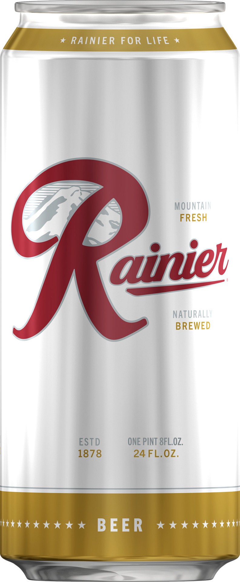 slide 1 of 6, Rainier Beer, 24 fl oz Can, 24 fl oz