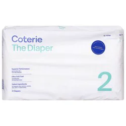 Coterie Size 2 Diapers - 31 ct (10-16 lbs)