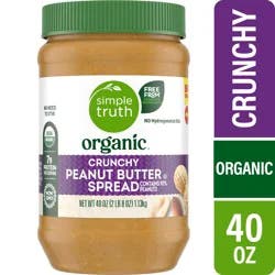 Simple Truth Organic® Peanut Butter Crunchy No Stir BIG DEAL!