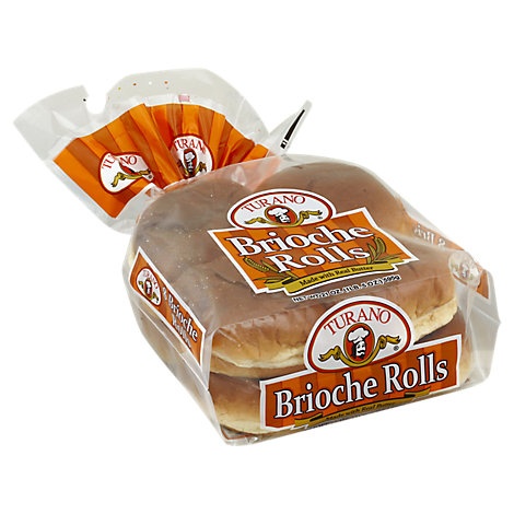 slide 1 of 1, Turano Brioche Sandwich Rolls, 8 ct