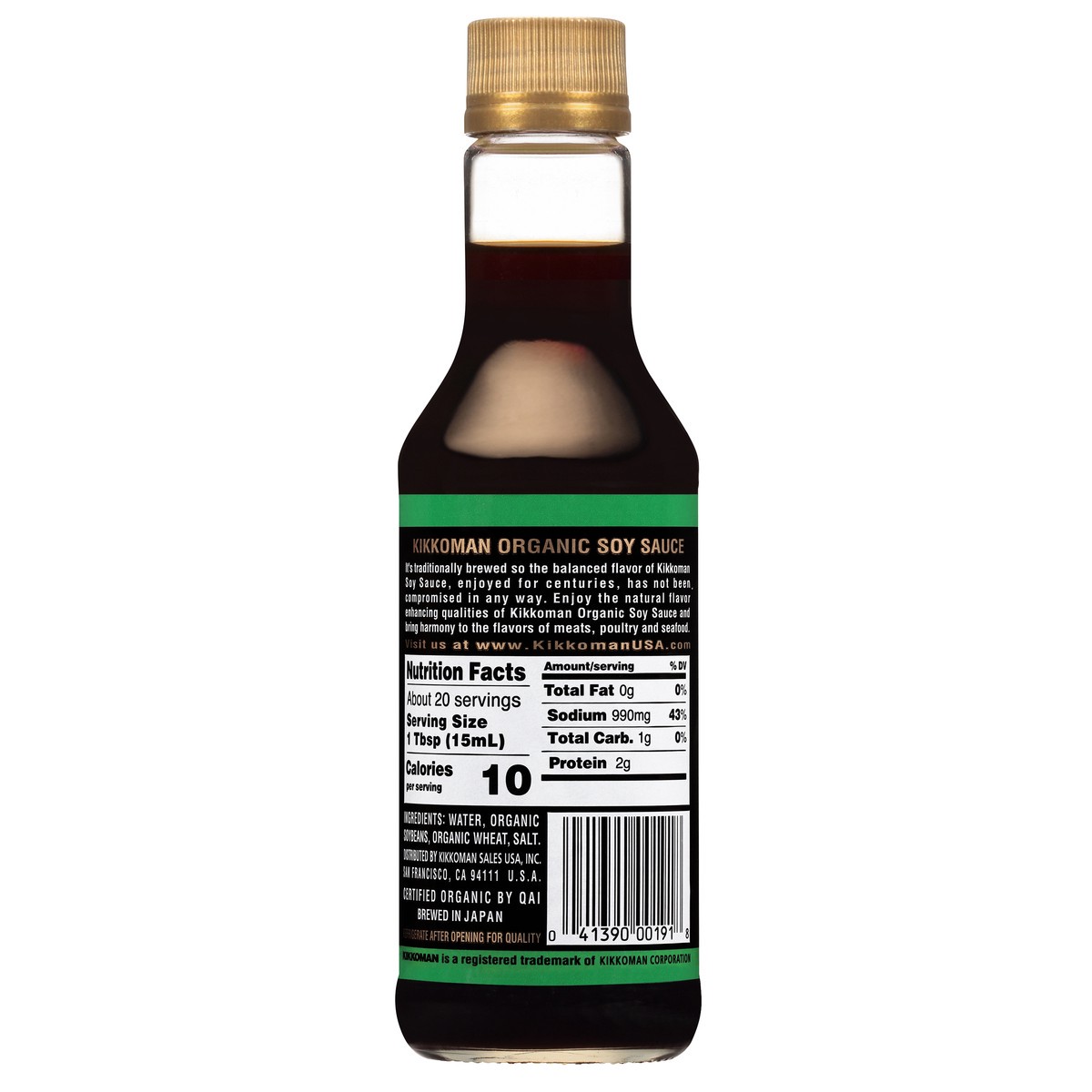 slide 2 of 14, Kikkoman Organic Soy Sauce 10 fl oz, 10 fl oz