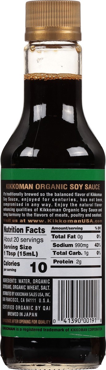 slide 3 of 14, Kikkoman Organic Soy Sauce 10 fl oz, 10 fl oz