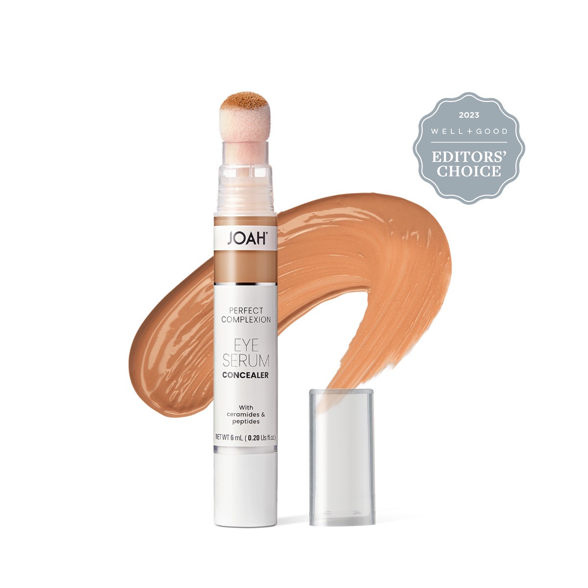 slide 1 of 1, JOAH Perfect Complexion Under Eye Concealer and Serum, Korean Makeup, Hydrating Under Eye Serum Concealer Stick for Dark Circles and Puffiness, Peptide Serum with Medium Coverage, 1 ct