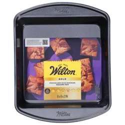 Wilton Gold Square Pan 1 Each
