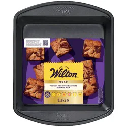 Wilton Gold Square Pan 1 Each
