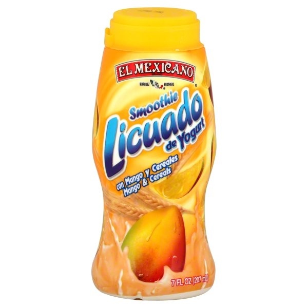 slide 1 of 1, El Mexicano Licuado Mango Yogurt Smoothie, 7 fl oz