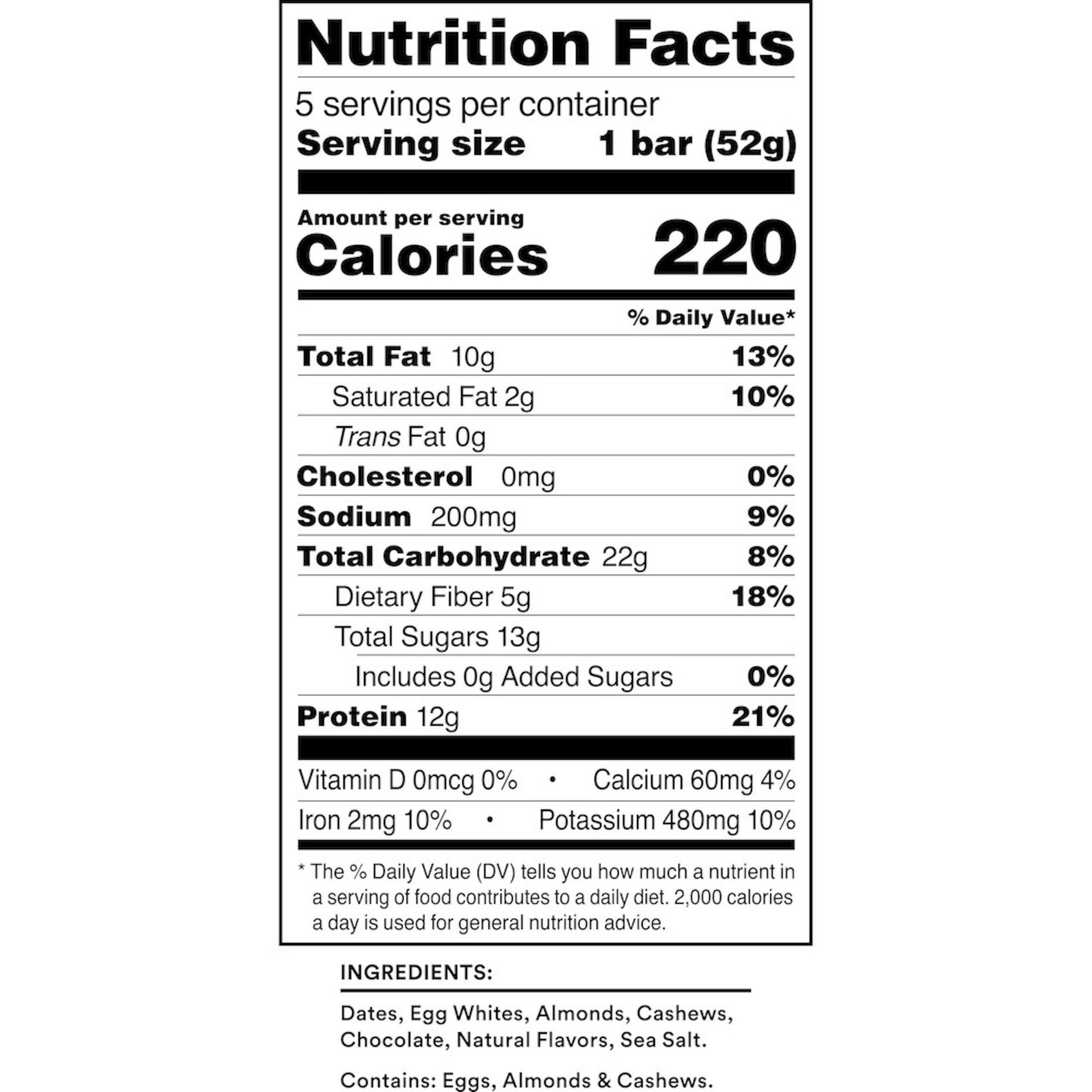 slide 2 of 4, RXBAR Protein Bars, Chocolate Chip, 9.15 oz, 5 Count, 9.15 oz