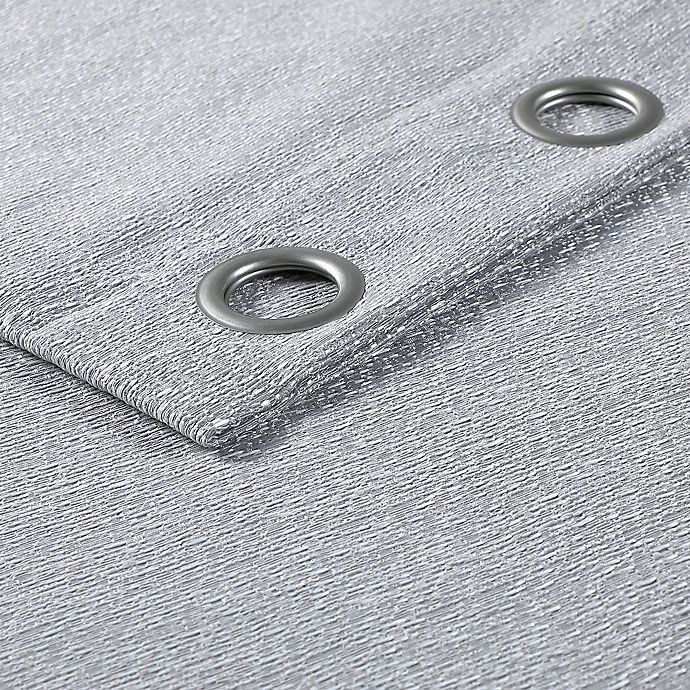 Therapedic Conway Grommet 100 Blackout Window Curtain Panel Grey 108