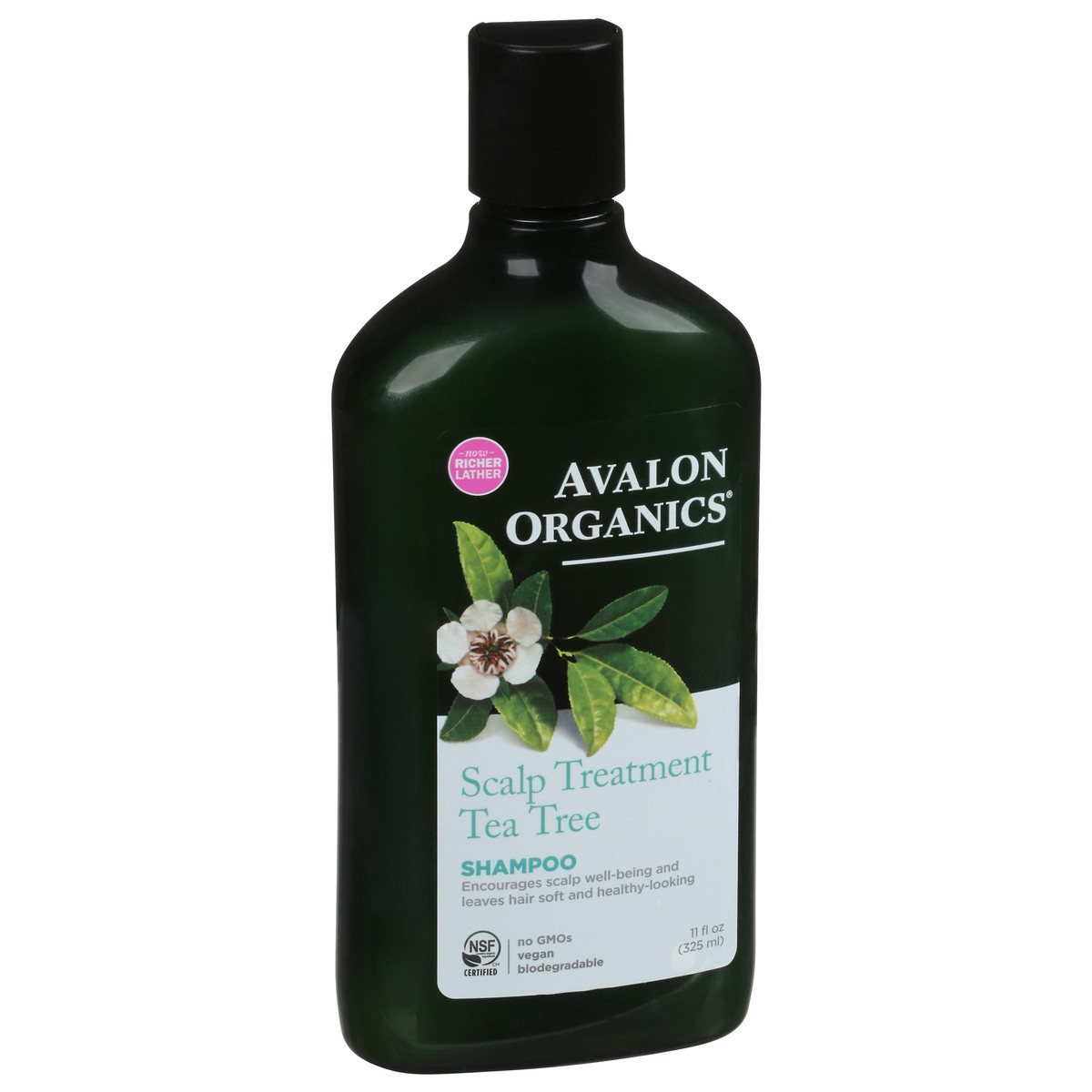 slide 3 of 11, Avalon Organics Scalp Treatment Tea Tree Shampoo 11 oz, 11 oz