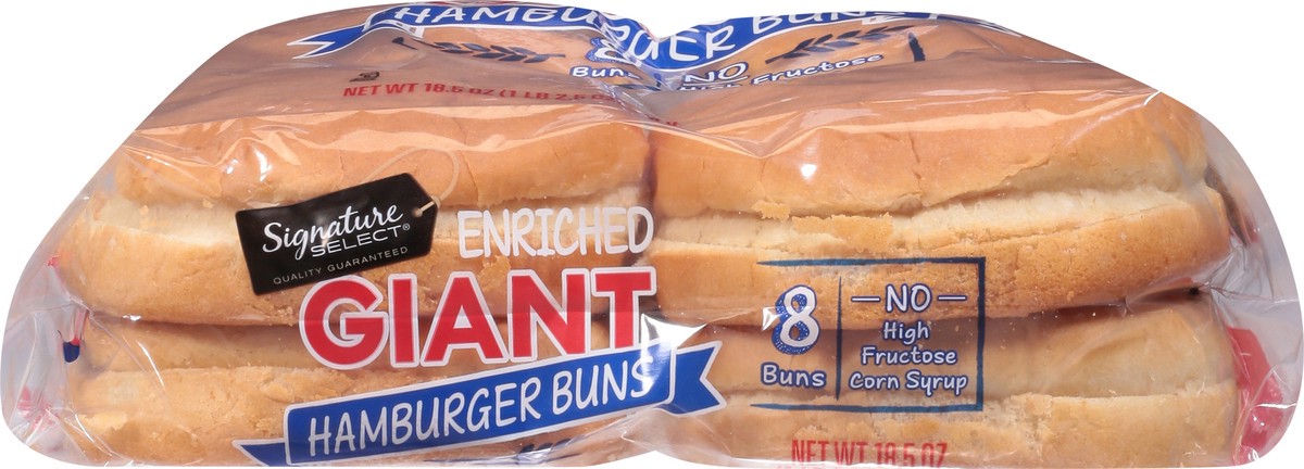 slide 6 of 9, Signature Hamburger Buns 8 ea, 8 ct