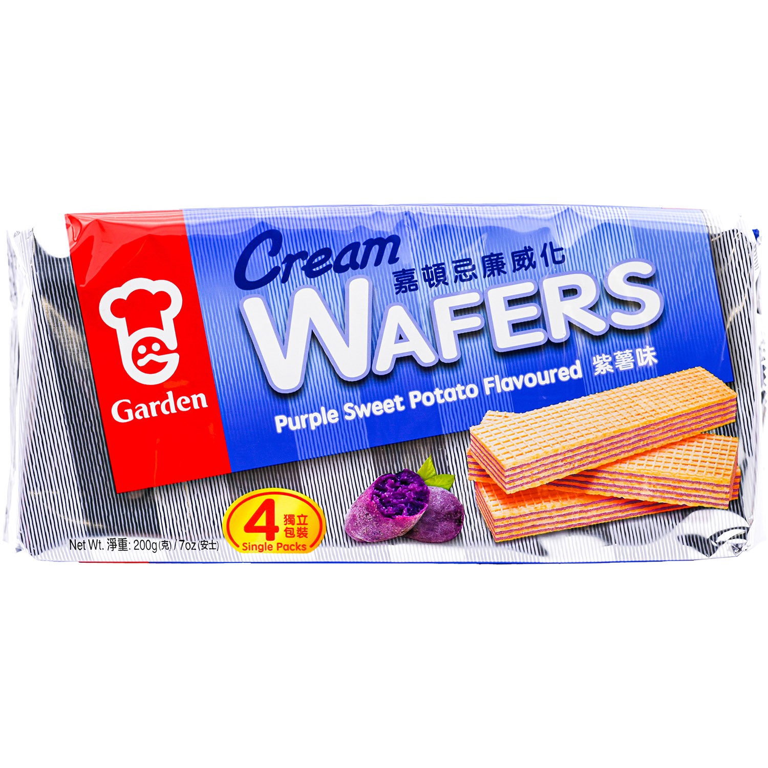 slide 1 of 1, Garden Wafer-Purple Sweet Potato, 7 oz