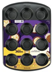 Wilton Gold Non-Stick 12 Cup Muffin Pan