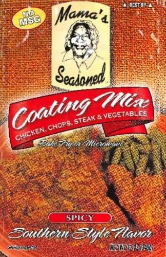 slide 1 of 1, Mama's Seasoned Spicy Coating Mix, 12 oz