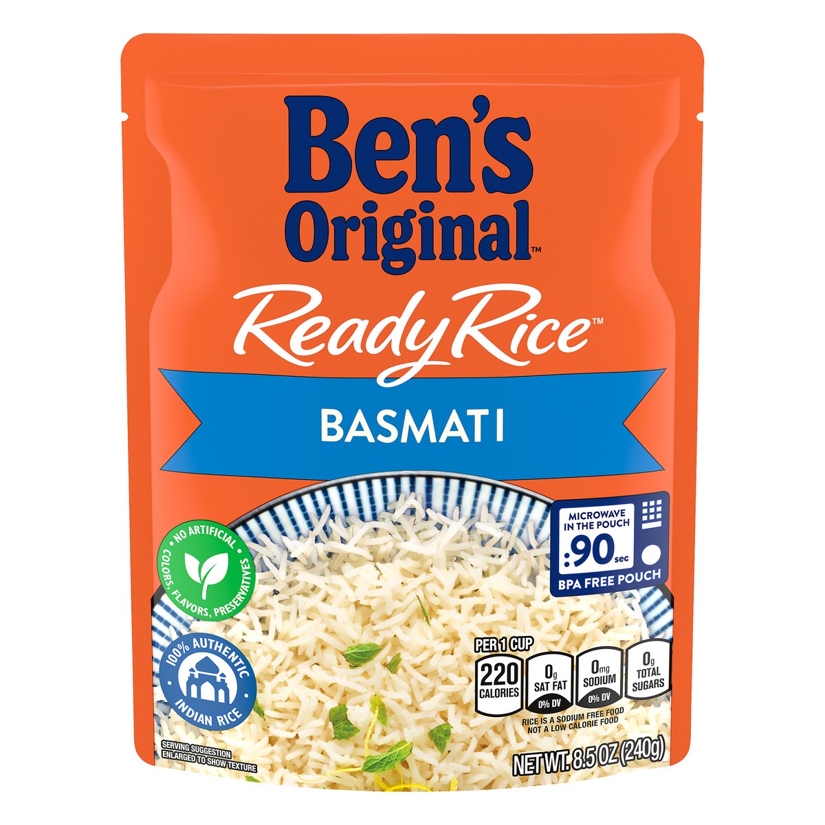 slide 13 of 13, Ben's Original Rice, Basmati, 8.5 oz