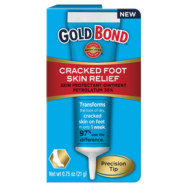 slide 1 of 1, Gold Bond Medicated Cracked Foot Skin Relief,., 75 oz