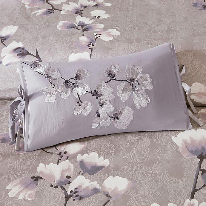 slide 2 of 3, N Natori Sakura Blossom Oblong Throw Pillow - Lilac, 1 ct