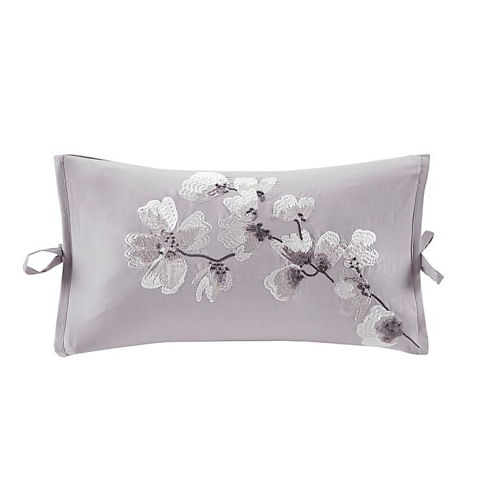 slide 1 of 3, N Natori Sakura Blossom Oblong Throw Pillow - Lilac, 1 ct