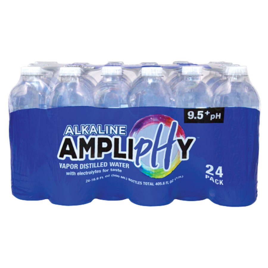 slide 1 of 1, Absopure Ampliphy Distilled/Ph Water - 24 ct, 24 ct