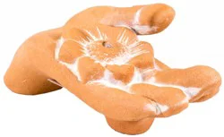 Offering Hand Incense Holder Ceramic