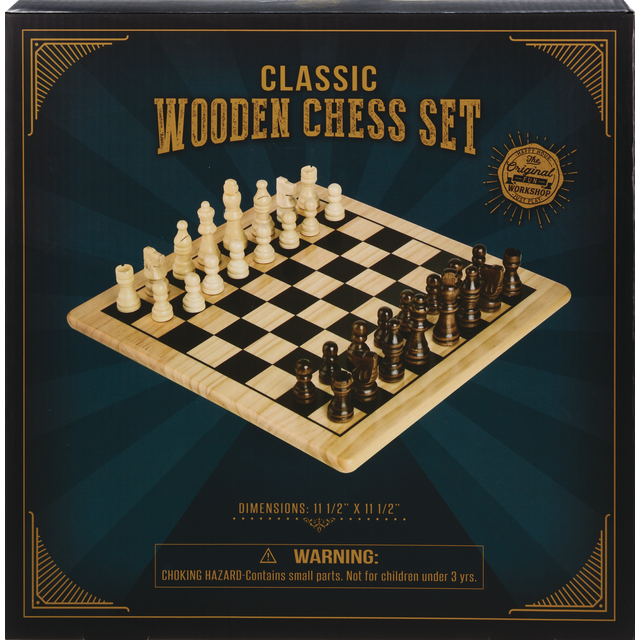 slide 1 of 1, Wooden Chess Set, 1 ct