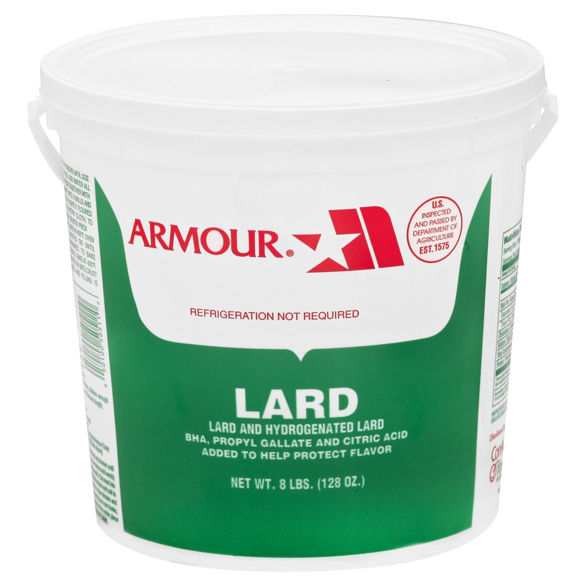 slide 2 of 2, Armour Lard 128 oz, 128 oz
